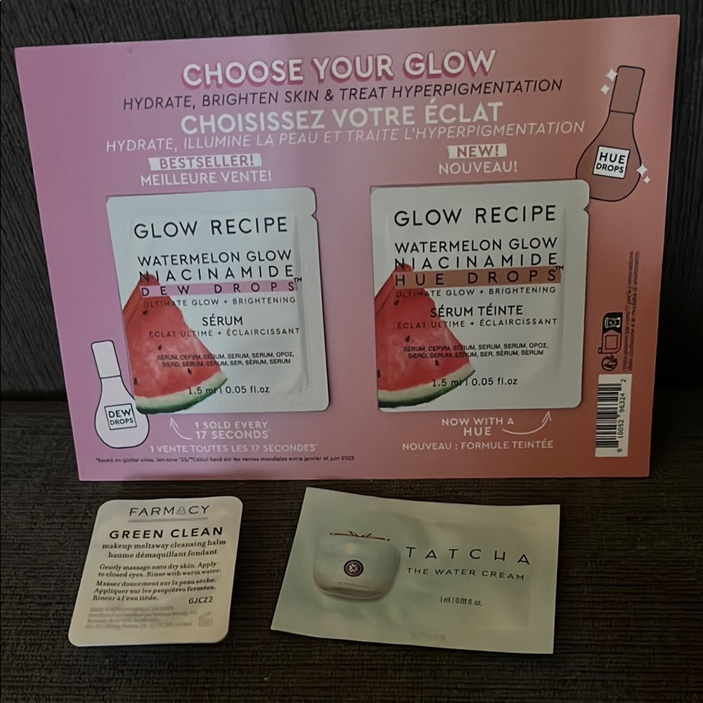 Skincare sampler